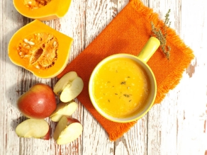 easy low-iodine apple and butternut squash soup recipe