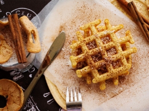 low-iodine cinnamon waffles recipe