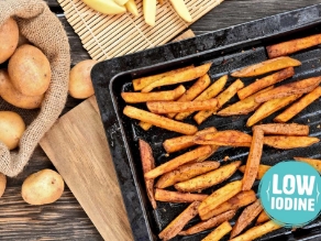 low-iodine baked french fries recipe