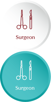 surgical tools icon representing surgeon