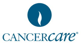 CancerCare logo driving to the website